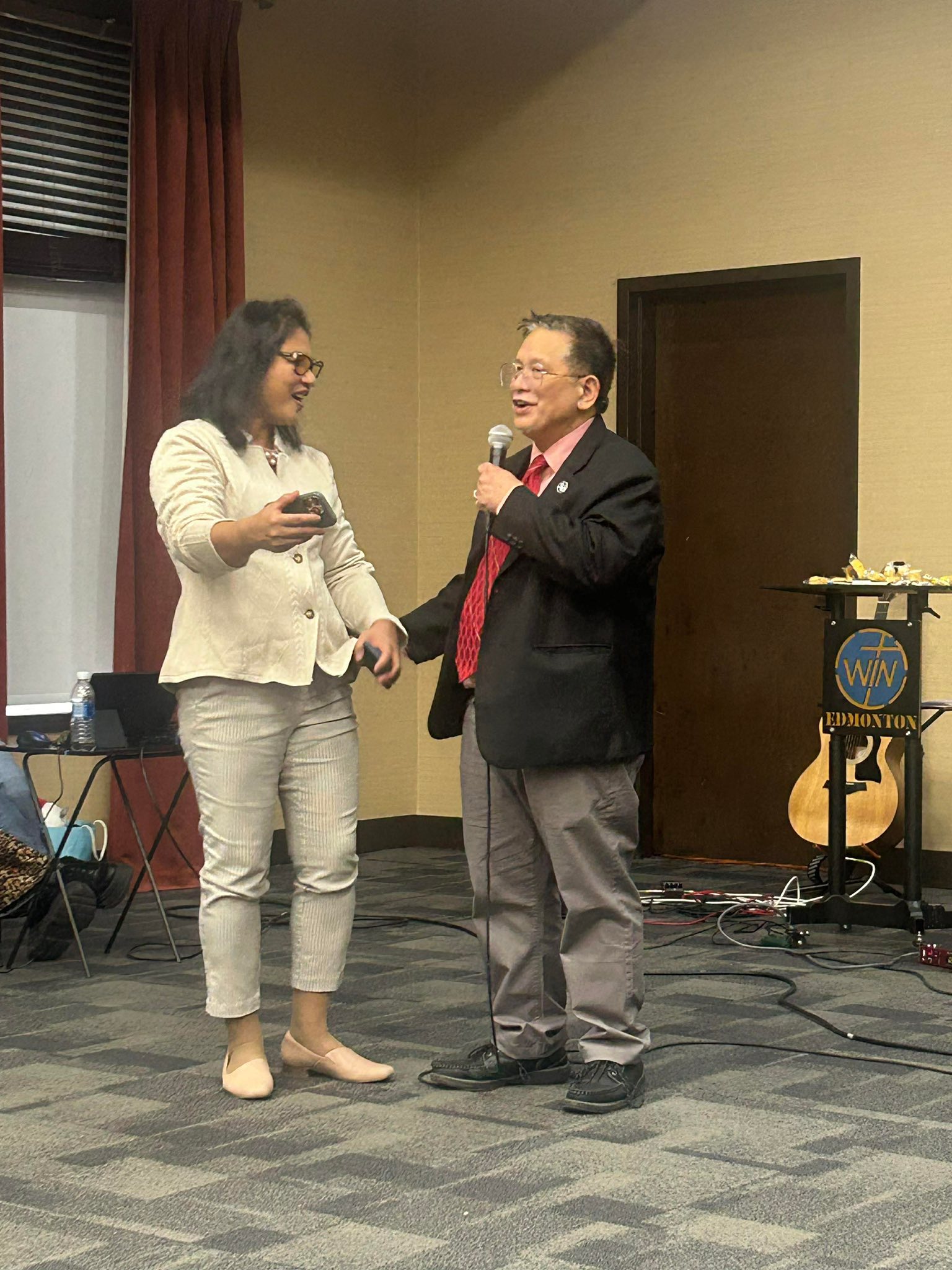 Bible teaching session